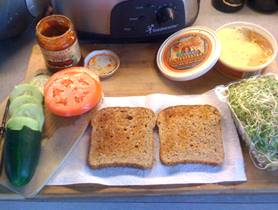 Lunch Sandwish Prep-1-4x6
