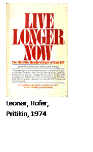 Text Box:  Leonar, Hofer, Pritikin, 1974


